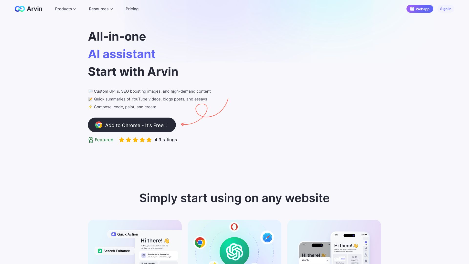 Arvin – AI Assistant