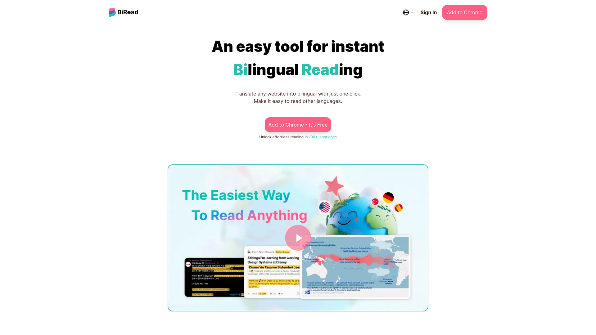 BiRead – bilingual subtitles