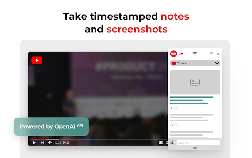 AI-powered Notes on Videos – Video Notebook