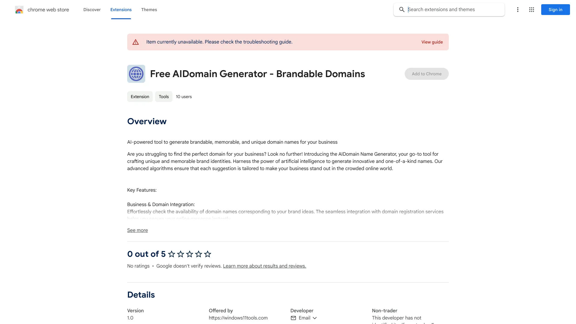 Free AIDomain Generator – Brandable Domains