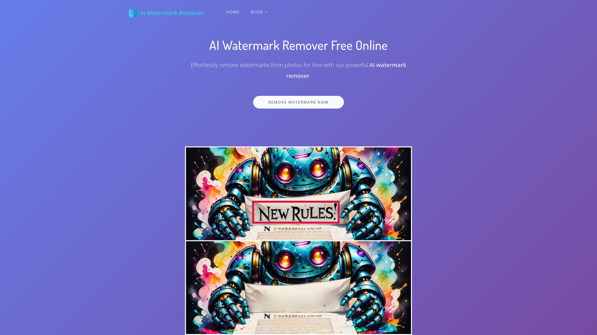 Free AI Watermark Remover Online