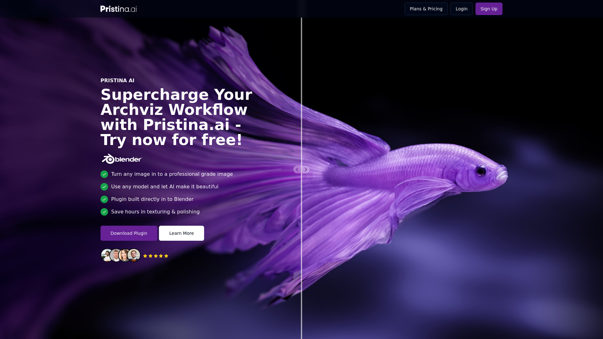 Pristina.ai – Render Realism Fast