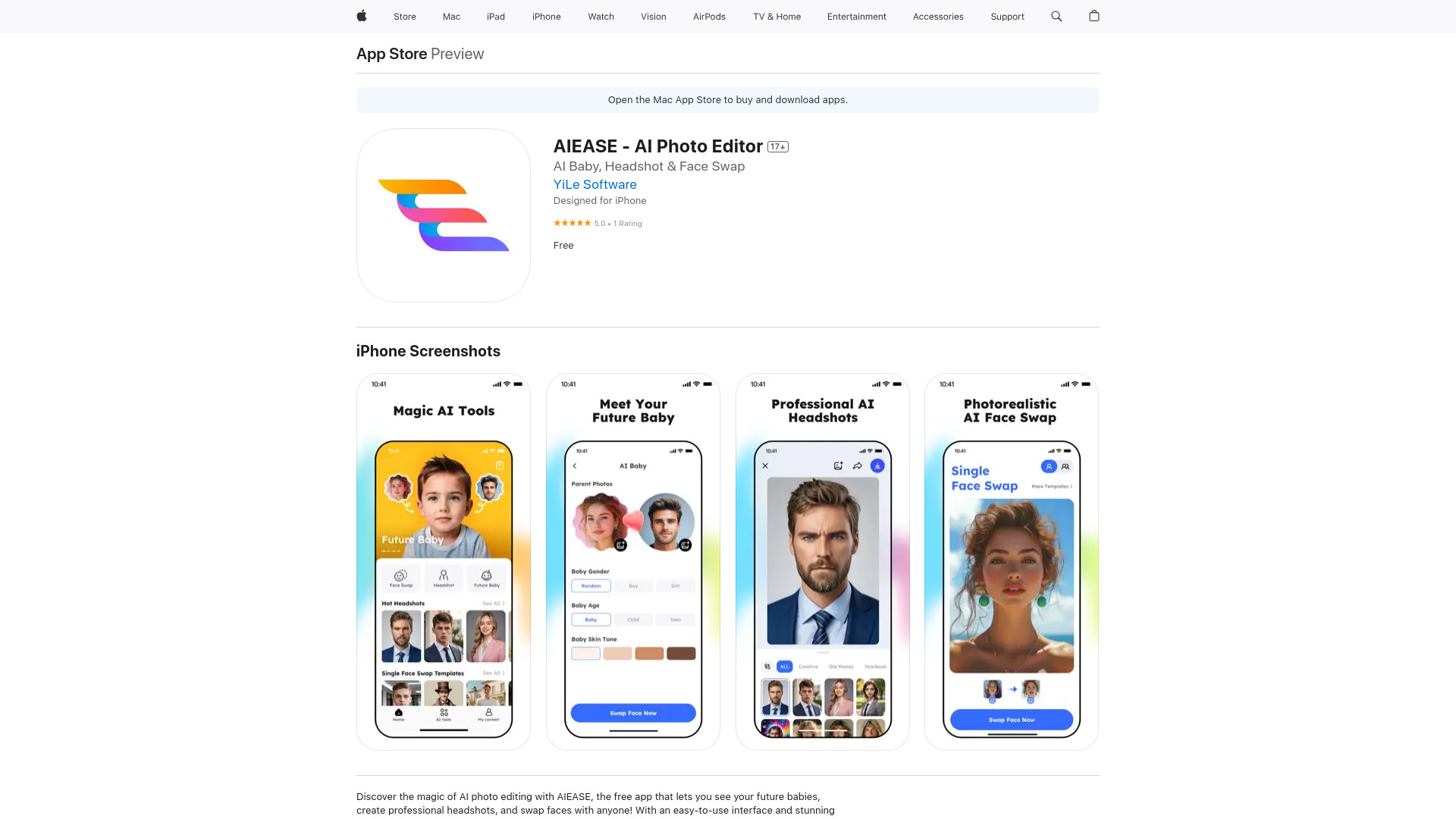 AIEASE – AI Face Swap