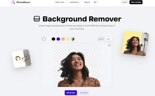 PhotoRoom Background Remover